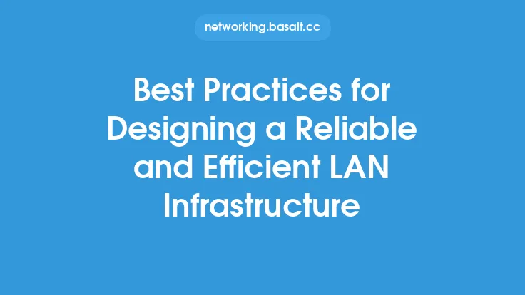 Best Practices for Designing a Reliable and Efficient LAN Infrastructure Thumbnail