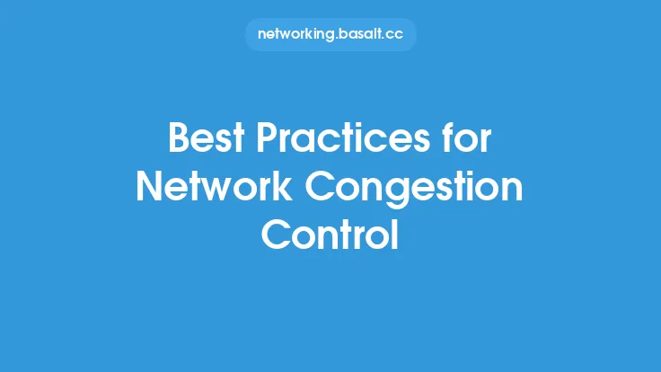 Best Practices for Network Congestion Control Thumbnail