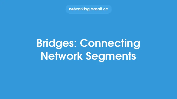 Bridges: Connecting Network Segments Thumbnail
