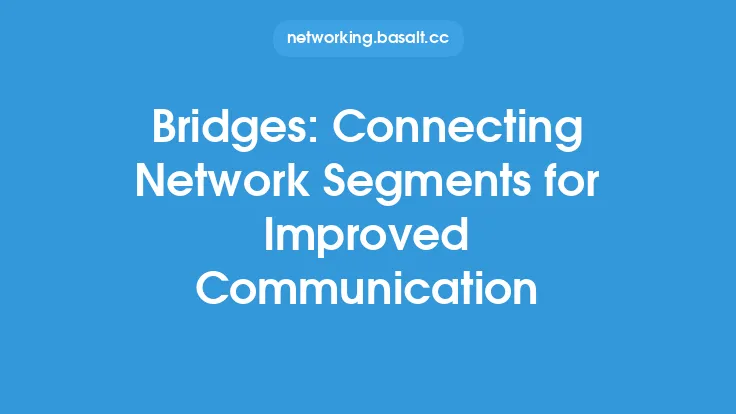 Bridges: Connecting Network Segments for Improved Communication Thumbnail