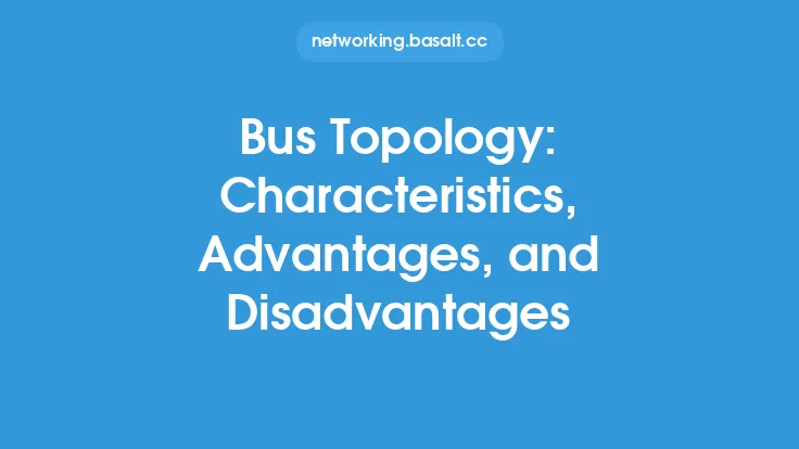 Bus Topology: Characteristics, Advantages, and Disadvantages Thumbnail