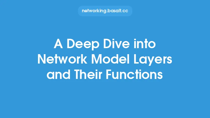 A Deep Dive into Network Model Layers and Their Functions Thumbnail