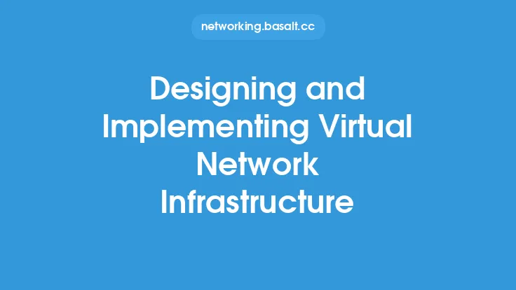 Designing and Implementing Virtual Network Infrastructure Thumbnail