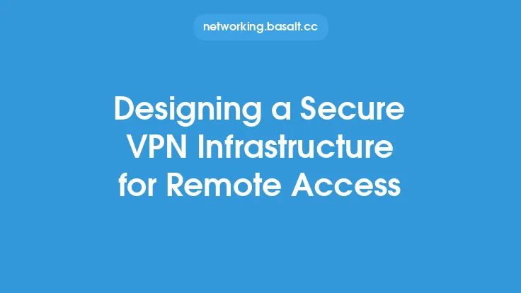 Designing a Secure VPN Infrastructure for Remote Access Thumbnail