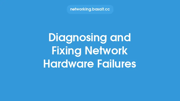 Diagnosing and Fixing Network Hardware Failures Thumbnail