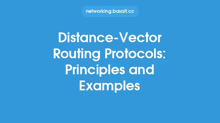 Distance-Vector Routing Protocols: Principles and Examples Thumbnail