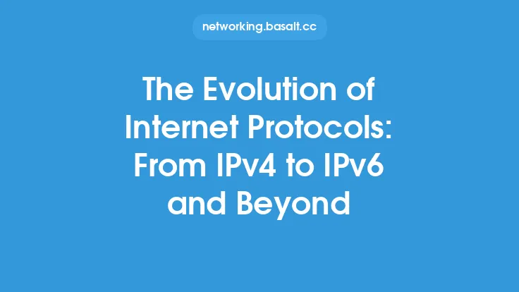 The Evolution of Internet Protocols: From IPv4 to IPv6 and Beyond Thumbnail