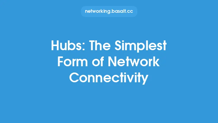 Hubs: The Simplest Form of Network Connectivity Thumbnail