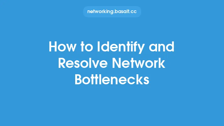 How to Identify and Resolve Network Bottlenecks Thumbnail