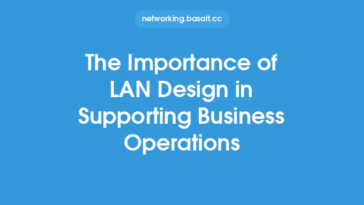The Importance of LAN Design in Supporting Business Operations Thumbnail