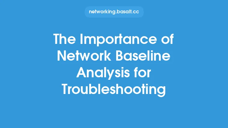 The Importance of Network Baseline Analysis for Troubleshooting Thumbnail