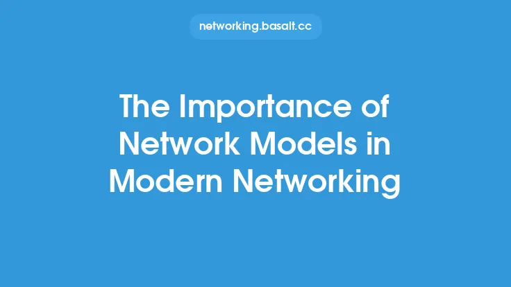 The Importance of Network Models in Modern Networking Thumbnail