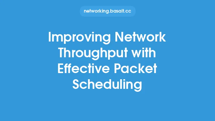 Improving Network Throughput with Effective Packet Scheduling Thumbnail