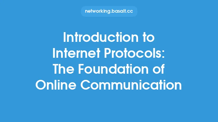 Introduction to Internet Protocols: The Foundation of Online Communication Thumbnail