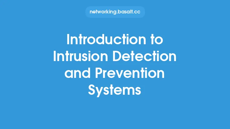 Introduction to Intrusion Detection and Prevention Systems Thumbnail