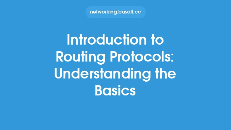 Introduction to Routing Protocols: Understanding the Basics Thumbnail