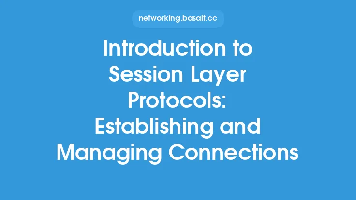Introduction to Session Layer Protocols: Establishing and Managing Connections Thumbnail
