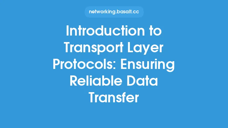 Introduction to Transport Layer Protocols: Ensuring Reliable Data Transfer Thumbnail