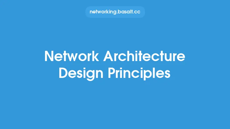 Network Architecture Design Principles Thumbnail