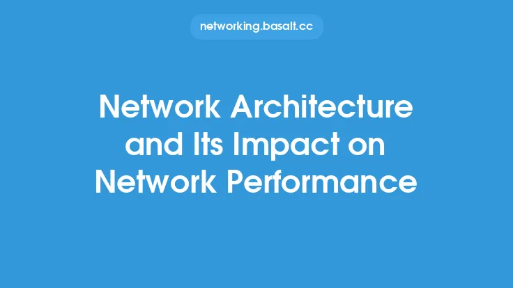 Network Architecture and Its Impact on Network Performance Thumbnail
