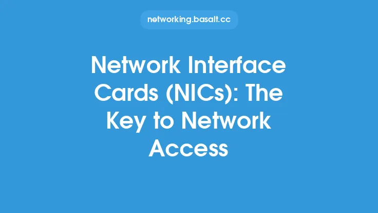 Network Interface Cards (NICs): The Key to Network Access Thumbnail