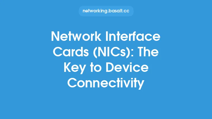 Network Interface Cards (NICs): The Key to Device Connectivity Thumbnail