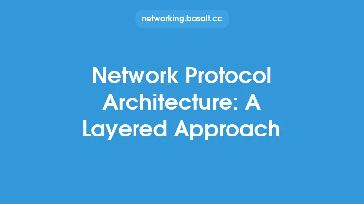 Network Protocol Architecture: A Layered Approach Thumbnail