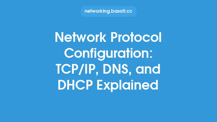 Network Protocol Configuration: TCP/IP, DNS, and DHCP Explained Thumbnail