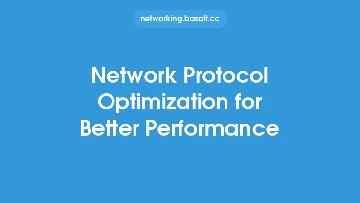 Network Protocol Optimization for Better Performance Thumbnail
