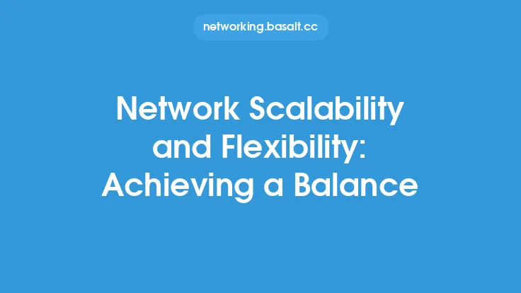 Network Scalability and Flexibility: Achieving a Balance Thumbnail