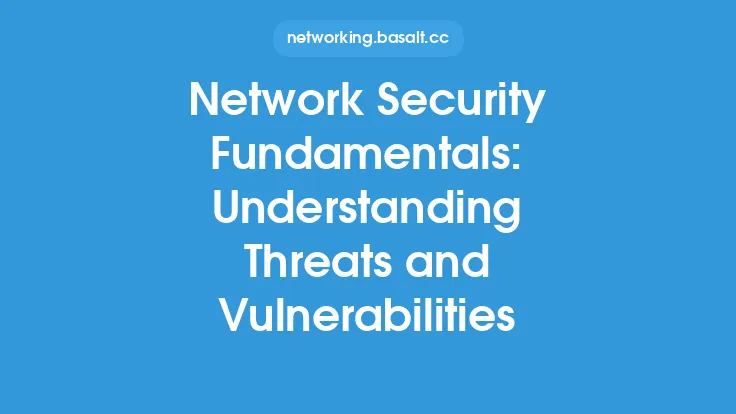 Network Security Fundamentals: Understanding Threats and Vulnerabilities Thumbnail