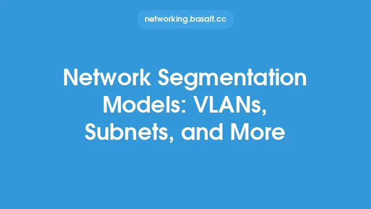 Network Segmentation Models: VLANs, Subnets, and More Thumbnail