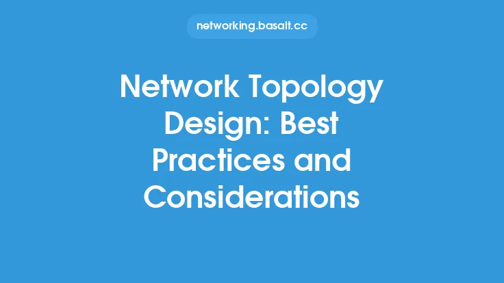 Network Topology Design: Best Practices and Considerations Thumbnail