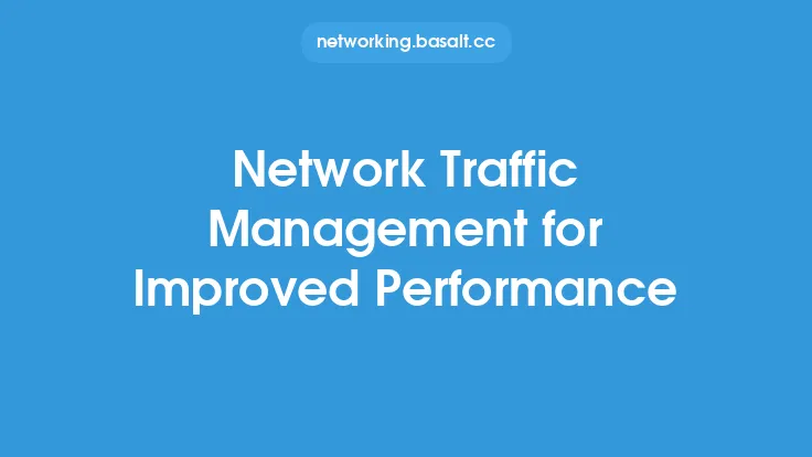 Network Traffic Management for Improved Performance Thumbnail