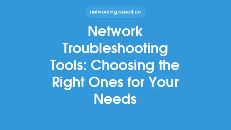 Network Troubleshooting Tools: Choosing the Right Ones for Your Needs Thumbnail