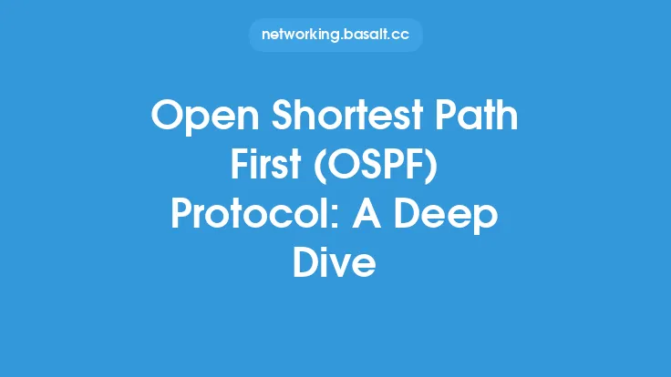 Open Shortest Path First (OSPF) Protocol: A Deep Dive Thumbnail