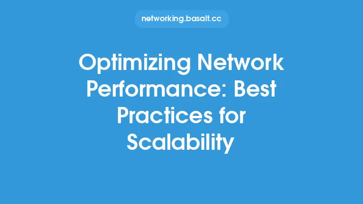 Optimizing Network Performance: Best Practices for Scalability Thumbnail