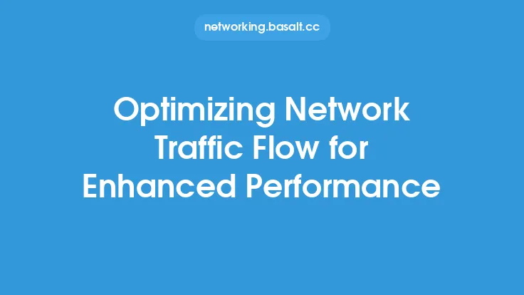 Optimizing Network Traffic Flow for Enhanced Performance Thumbnail