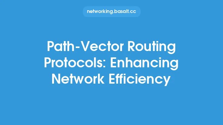 Path-Vector Routing Protocols: Enhancing Network Efficiency Thumbnail