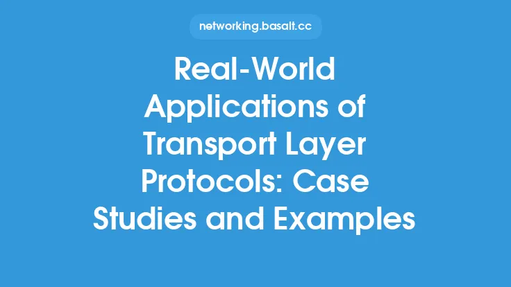 Real-World Applications of Transport Layer Protocols: Case Studies and Examples Thumbnail