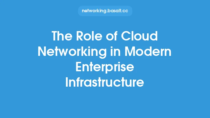 The Role of Cloud Networking in Modern Enterprise Infrastructure Thumbnail