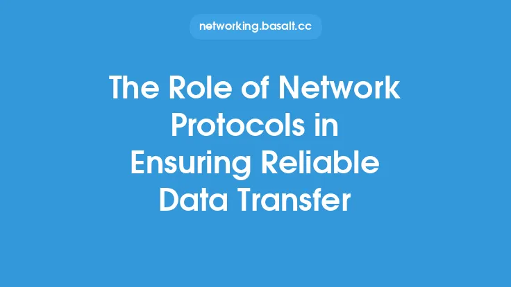 The Role of Network Protocols in Ensuring Reliable Data Transfer Thumbnail