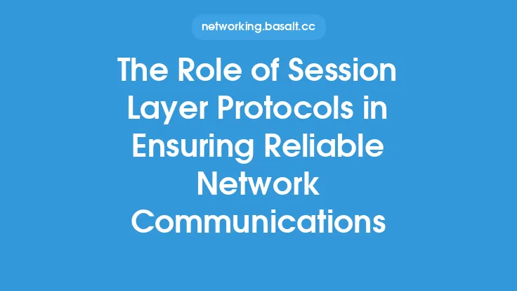 The Role of Session Layer Protocols in Ensuring Reliable Network Communications Thumbnail