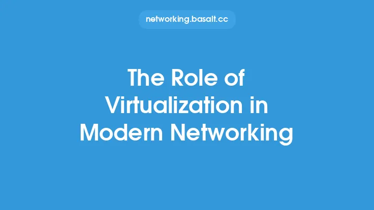 The Role of Virtualization in Modern Networking Thumbnail