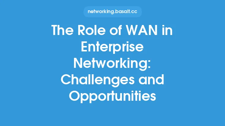 The Role of WAN in Enterprise Networking: Challenges and Opportunities Thumbnail