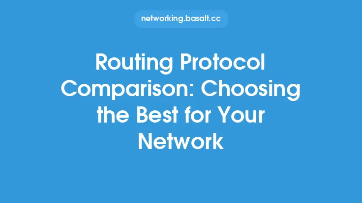 Routing Protocol Comparison: Choosing the Best for Your Network Thumbnail