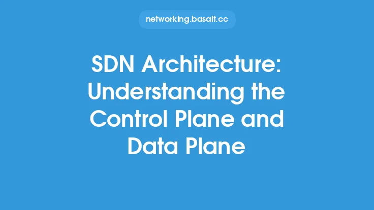 SDN Architecture: Understanding the Control Plane and Data Plane Thumbnail