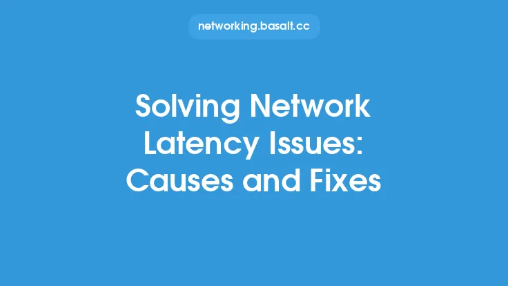 Solving Network Latency Issues: Causes and Fixes Thumbnail