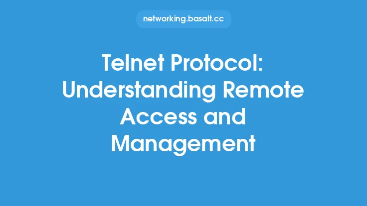Telnet Protocol: Understanding Remote Access and Management Thumbnail