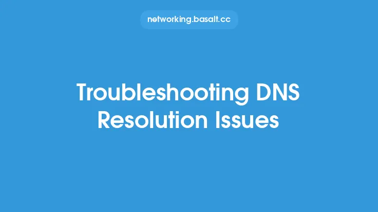 Troubleshooting DNS Resolution Issues Thumbnail
